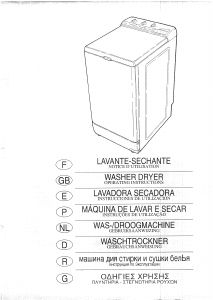 Manual de uso Brandt WDB1001 Lavasecadora