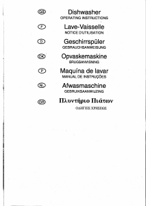 Bedienungsanleitung Brandt VI220WE1 Geschirrspüler