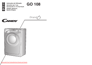 Руководство Candy GrandO GO 108 Стиральная машина