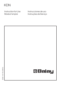 Manual de uso Balay 3FFL3450 Frigorífico combinado