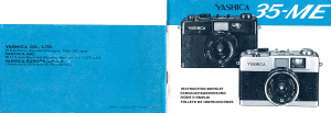 Bedienungsanleitung Yashica 35-ME Kamera