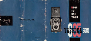 Manual Yashica 635 Camera