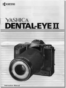 Manual Yashica Dental-Eye II Camera