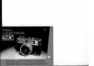 Handleiding Yashica Electro 35 GX Camera