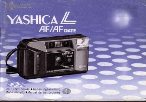 Handleiding Yashica L AF Date Camera