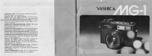 Manual de uso Yashica MG-1 Cámara