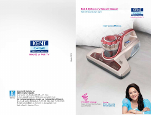 Manual Kent 16002 Vacuum Cleaner
