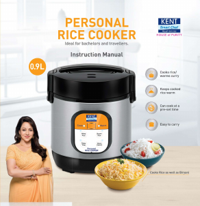 Manual Kent 16019 Rice Cooker