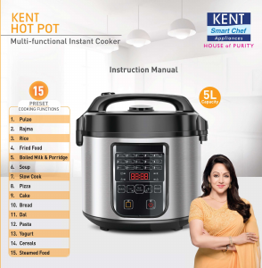 Manual Kent 16038 Hot Pot Multi Cooker