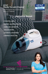 Manual Kent 16039 Handy Handheld Vacuum