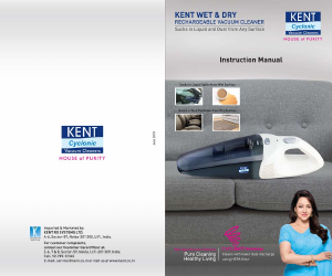 Bruksanvisning Kent 16057 Wet & Dry Handdammsugare