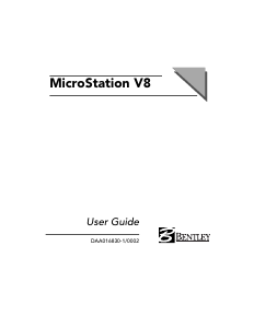 Handleiding Bentley MicroStation V8