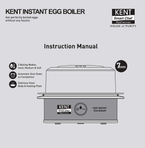 Manual Kent 16020 Egg Cooker