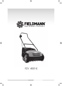 Manuale Fieldmann FZV 4001-E Scarificatore