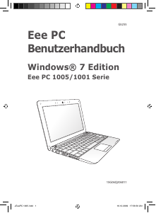 Bedienungsanleitung Asus G5255 Eee PC Notebook