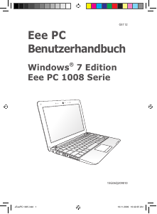Bedienungsanleitung Asus G5112 Eee PC Notebook