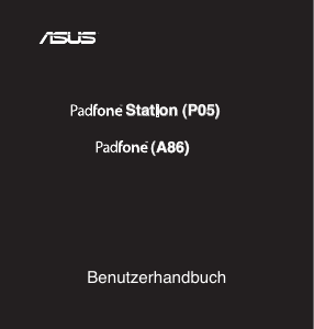 Bedienungsanleitung Asus A86 PadFone Handy