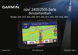 Bedienungsanleitung Garmin nuvi 2455LMT Navigation