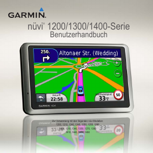 Bedienungsanleitung Garmin nuvi 1410 Navigation