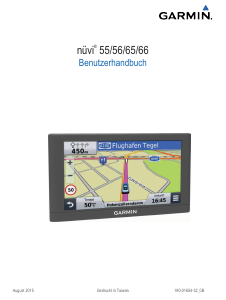 Bedienungsanleitung Garmin nuvi 65LMT Navigation