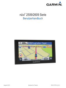 Bedienungsanleitung Garmin nuvi 2599LMT-D Navigation