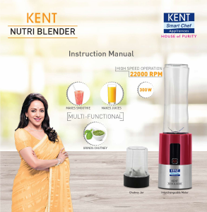 Manual Kent 16042 Nutri Blender