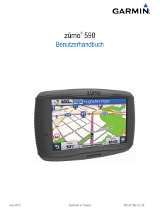 Bedienungsanleitung Garmin zumo 590LM Navigation