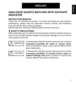 Manual de uso Orient SZ3V005W Diver Reloj de pulsera