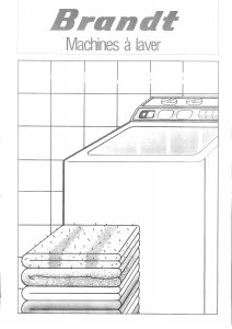 Mode d’emploi Brandt S9500 Lave-linge