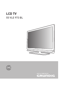 Bedienungsanleitung Grundig 55 VLE 973 BL LCD fernseher