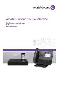 Bedienungsanleitung Alcatel-Lucent 8125 Audioffice Telefon