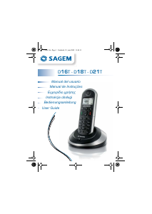 Bedienungsanleitung Sagem D21T Schnurlose telefon