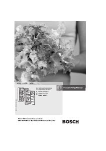Bedienungsanleitung Bosch KSR30422SA Kühlschrank