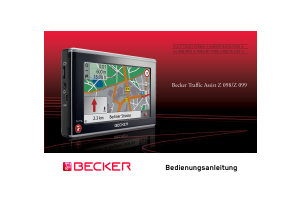 Bedienungsanleitung Becker Traffic Assist Z 098 Navigation