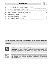 Manuale Smeg PV98-1 Piano cottura