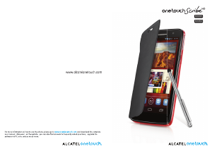 Manual Alcatel One Touch Scribe HD Mobile Phone