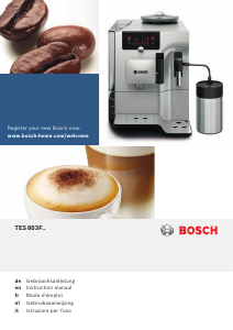 Handleiding Bosch TES803F9DE Espresso-apparaat