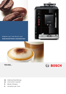 Manuale Bosch TES50159DE Macchina per espresso