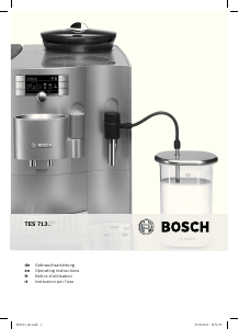 Manuale Bosch TES71353DE Macchina per espresso