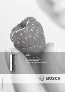 Bedienungsanleitung Bosch KGN57S20NE Kühl-gefrierkombination