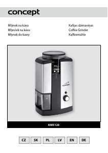 Manual Concept KM5120 Coffee Grinder