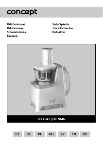 Manual Concept LO7046 Juicer