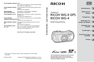 Bedienungsanleitung Ricoh WG-4 GPS Digitalkamera