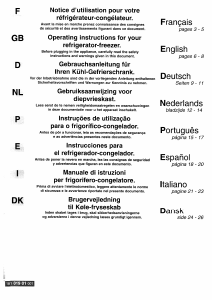 Manuale Brandt DFB3606T Frigorifero-congelatore