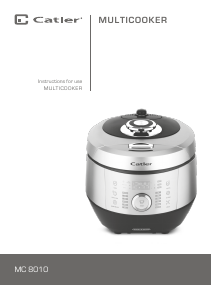 Handleiding Catler MC 8010 Multicooker