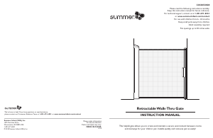 Manual Summer 33020 Retractable Baby Gate
