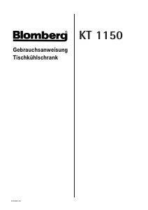 Bedienungsanleitung Blomberg KT 1150 Kühlschrank