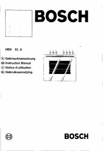 Bedienungsanleitung Bosch HEN520A Herd