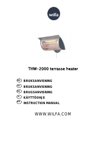 Brugsanvisning Wilfa THW-2000 Sol Terrassevarmer