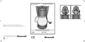 Brugsanvisning Brandt CFP-1015 Kaffemaskine